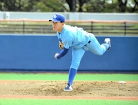 「３番・投手」として出場した日体大・矢沢