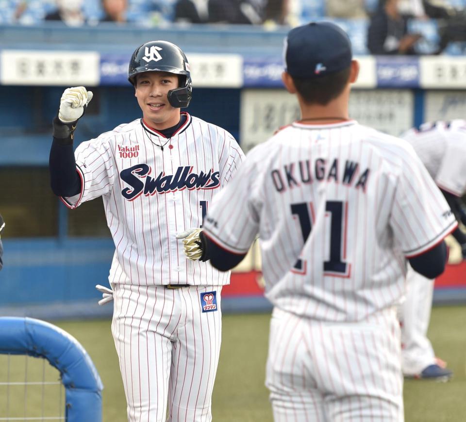 ヤクルト 山田哲人が４試合ぶり６号ソロ 何とかすぐ取り返してあげたかった 野球 デイリースポーツ Online