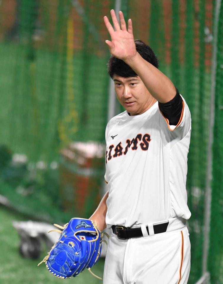 　３戦連続完投を狙う菅野