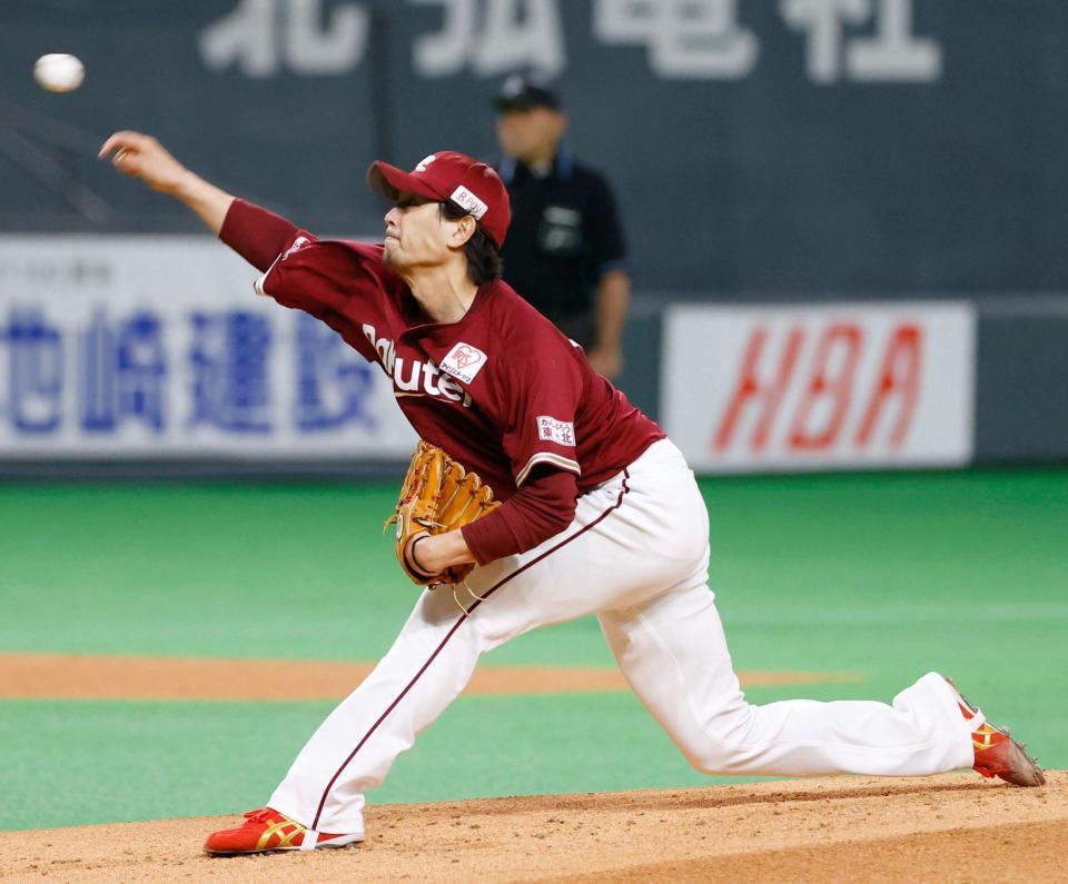 日本ハム戦に先発した楽天・涌井＝札幌ドーム