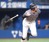　今季初本塁打を放った阪神・糸井＝７日・ＤｅＮＡ戦