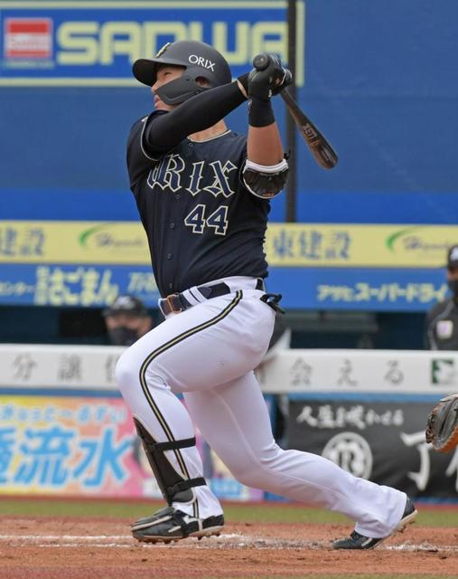 ２連敗中オリックス３試合ぶり先制点　頓宮が美馬から先制５号２ラン