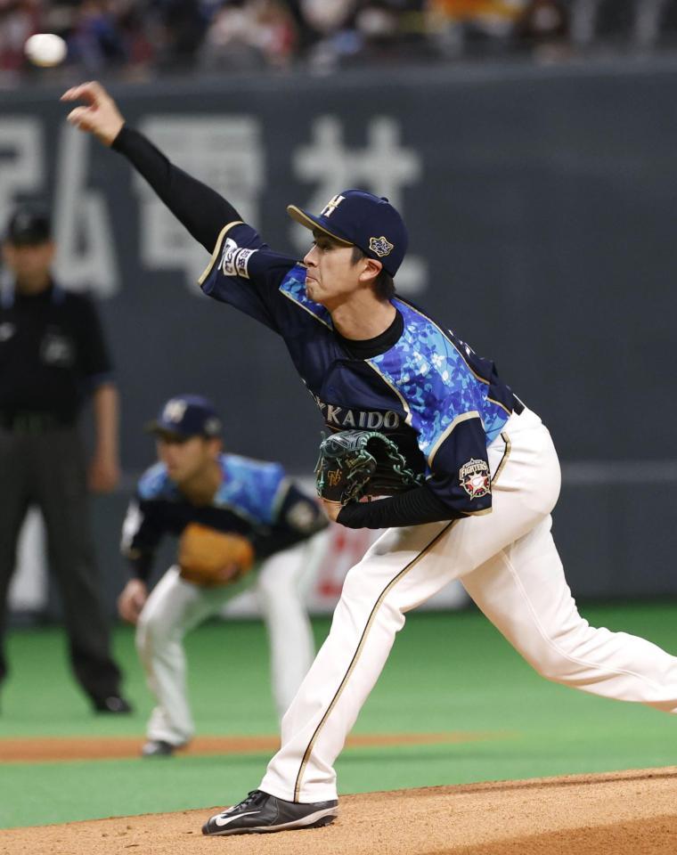 　７回１失点で３勝目を挙げた上沢