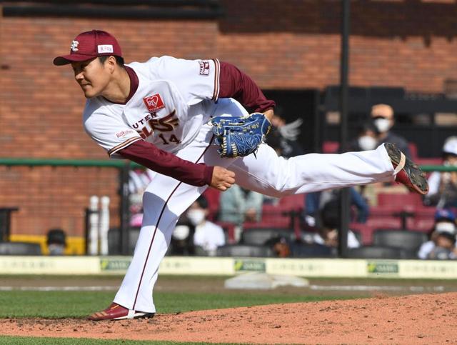 首位ガッチリ楽天２連勝貯金５　則本昂７回１０三振３失点で３勝目　松井１０Ｓ