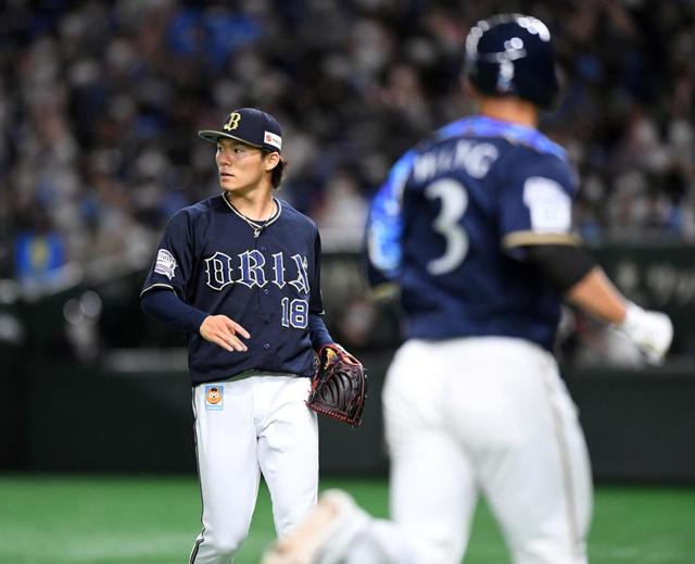 オリックス山本、また孤立無援　７回２失点、毎回９奪三振の力投も勝利投手の権利無し