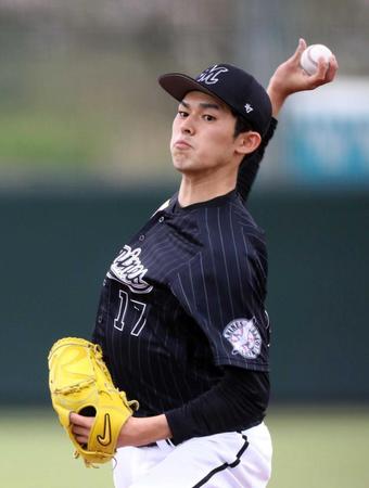 　１６日西武戦でのデビューが決まった佐々木朗