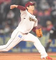 　力投する涌井（撮影・開出牧）