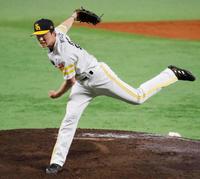 ７回途中１失点で３勝目を挙げたソフトバンク・和田＝ペイペイドーム