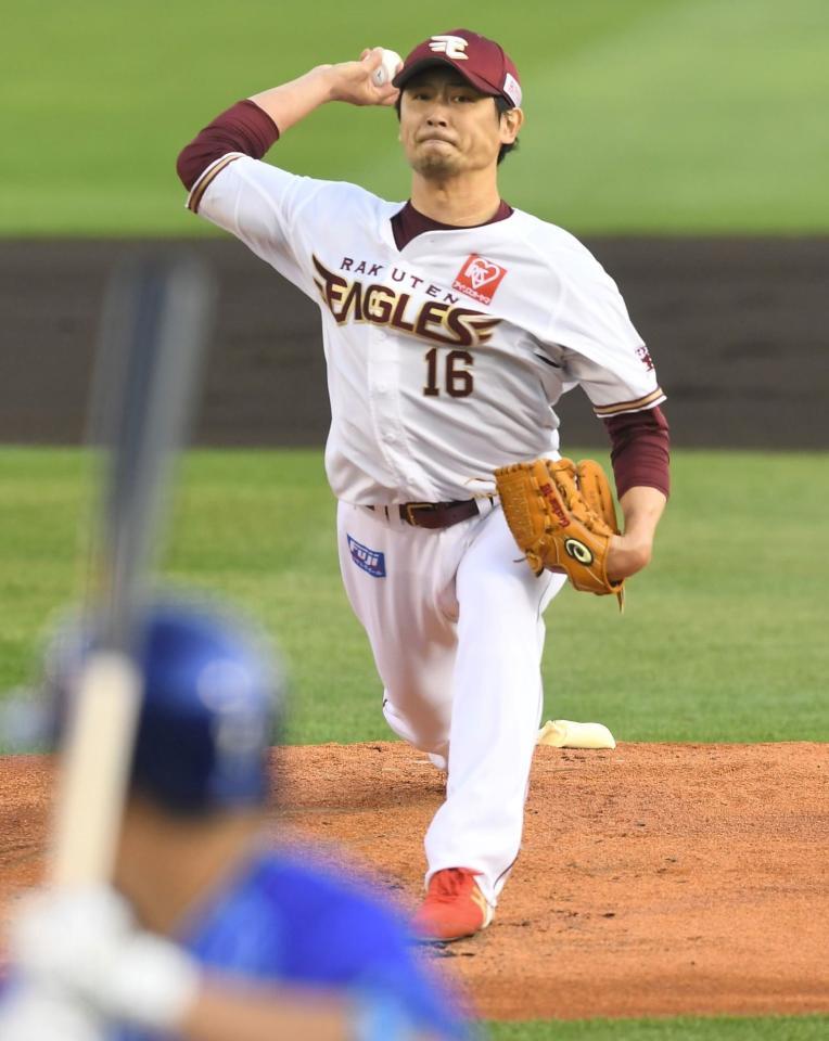　通算１５０勝を目指す涌井（撮影・佐藤厚）