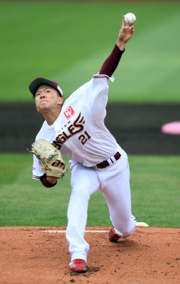 　７勝目を狙う先発の早川（撮影・佐藤厚）