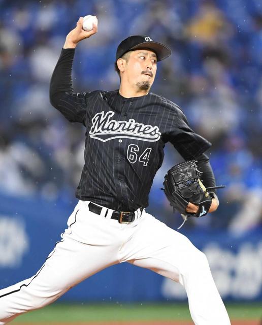 ロッテ・大嶺、４年ぶり白星「（ボールは）妻にあげたい」　２回無失点の好リリーフ