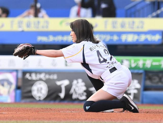 野球ＹｏｕＴｕｂｅｒめいちゅん「体で止める」決意でビタ止め！安田の直球キャッチ