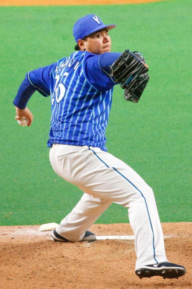 完封で４勝目を挙げたＤｅＮＡ・浜口＝札幌ドーム