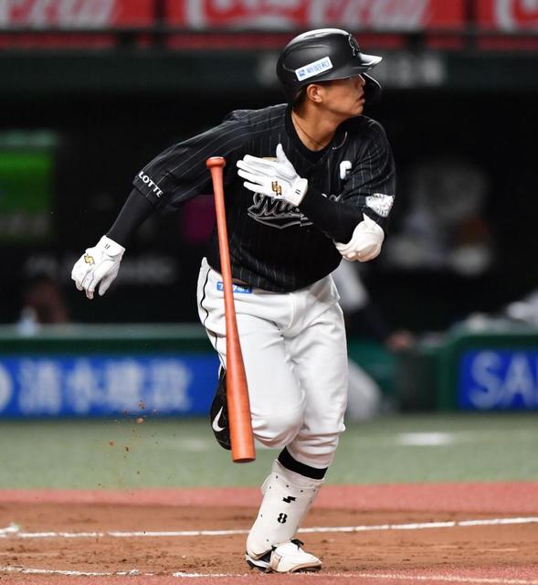 完璧バット投げ】中村奨吾『本拠地BSW幕開け飾る今季8号初回先制2