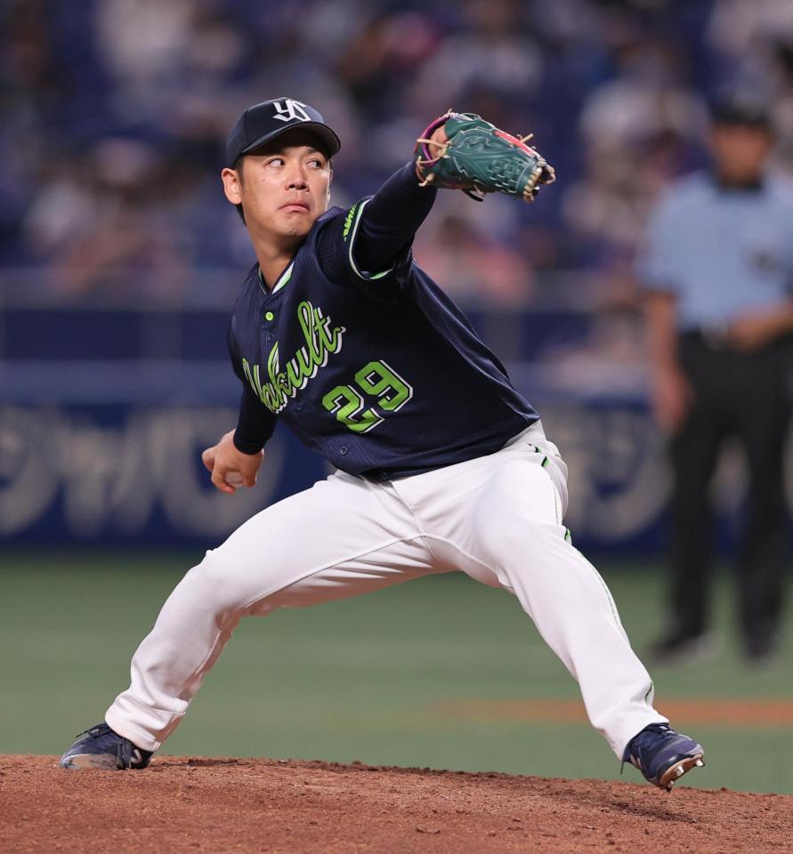 　中日を完封した小川