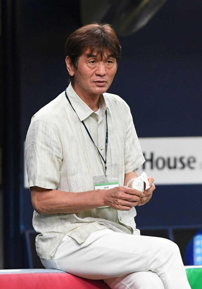 　評論家時代の大島康徳氏＝１９年８月