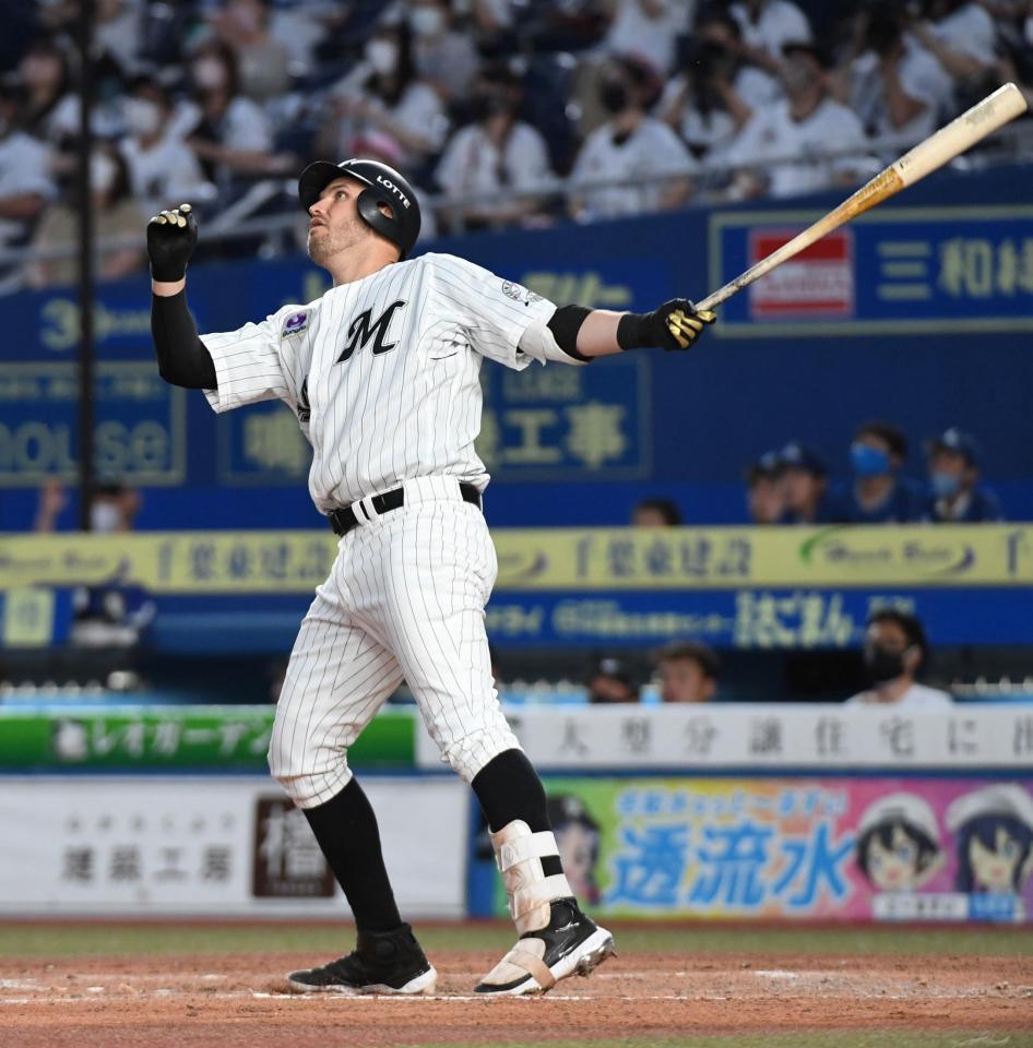 ロッテ レアードが逆転１８号３ラン 本塁打争いトップのマーティンに１差 野球 デイリースポーツ Online