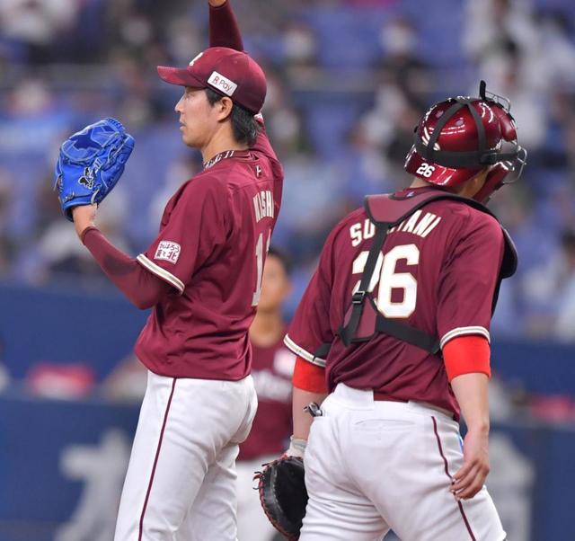 楽天・岸が６回１失点　新加入・炭谷と５年ぶりバッテリー「懐かしい感じ」