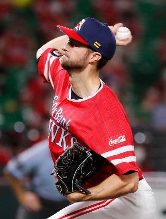 ソ８-０楽（１２日）レイが完封で３勝目