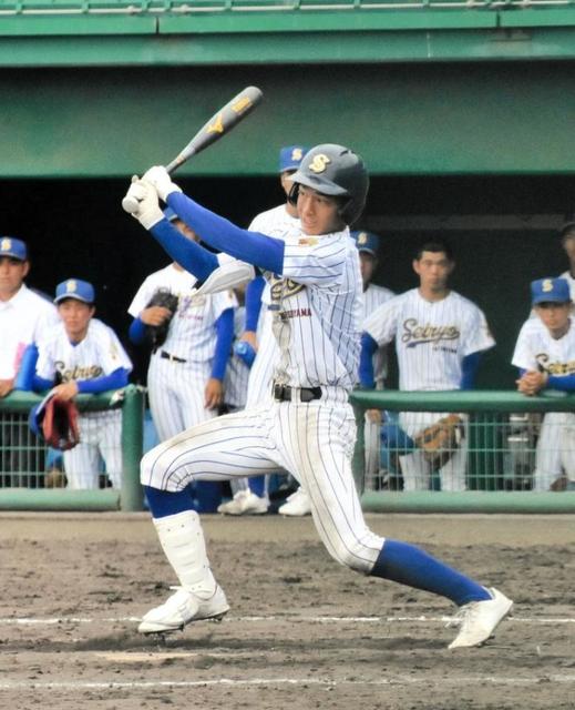 松山聖陵“夏連覇”へコールド発進 適時打の浦本「全員野球、全力
