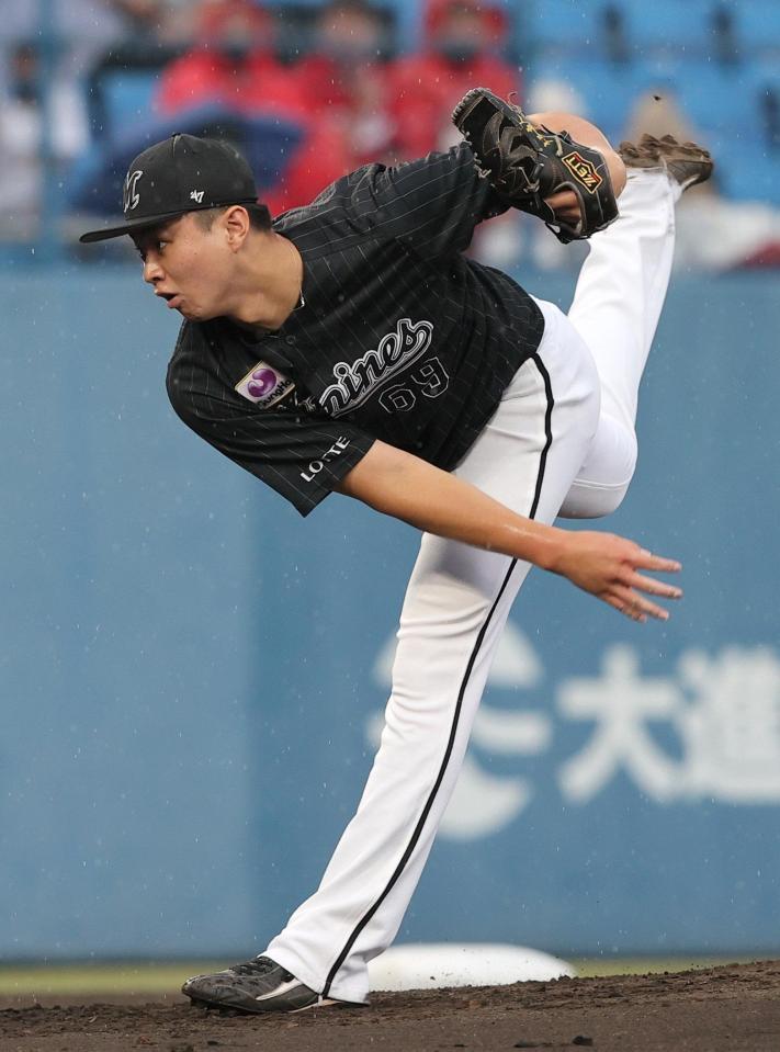 　先発したロッテ・土居