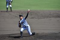 ２回、左投げにスイッチした土佐塾・寺田啓悟