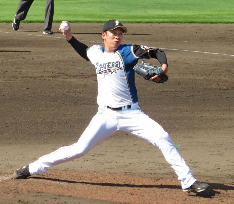 　今季２度目の実戦登板した斎藤佑