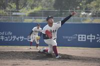 　八回から登板した大阪桐蔭・松浦