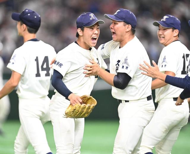 国学院久我山が決勝進出 高校野球初の東京ドーム開催で日大三を破る 野球 デイリースポーツ Online