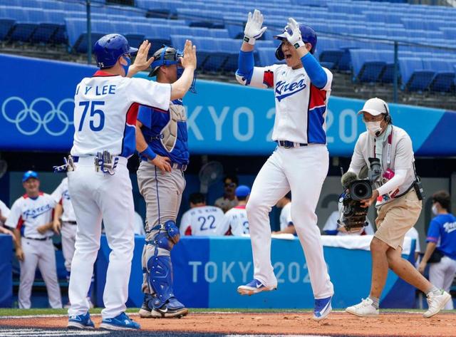 野球五輪 韓国４強進出 １８安打１１得点でコールド勝ち 野球 デイリースポーツ Online