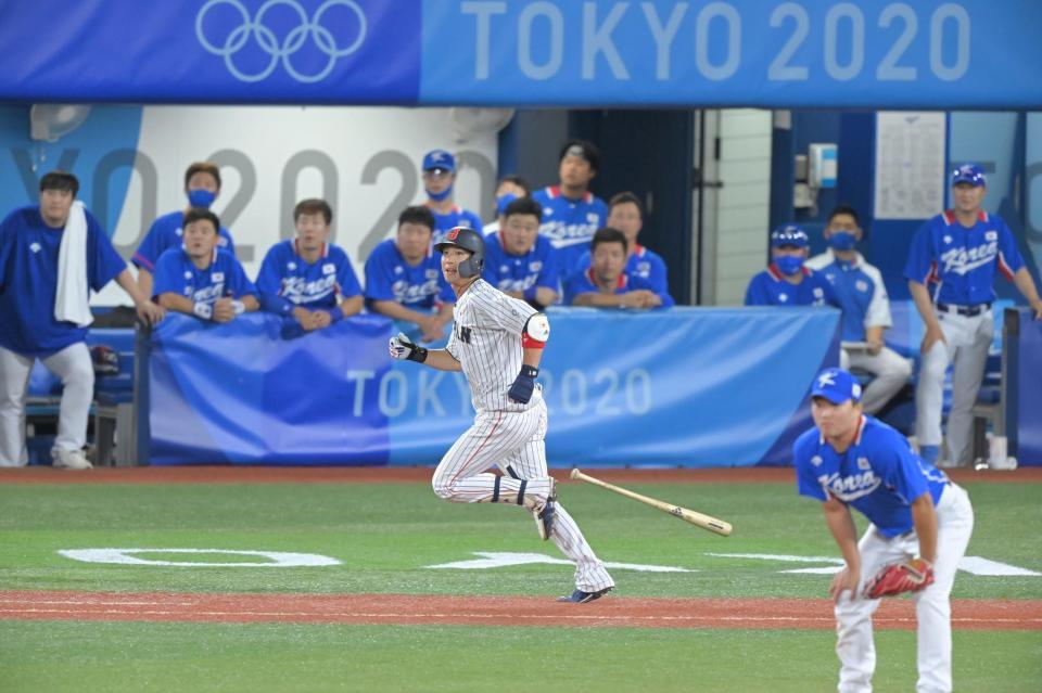 韓国抗議も判定は変わらず 直後に侍ジャパンが勝ち越す 山田が３点二塁打 野球 デイリースポーツ Online