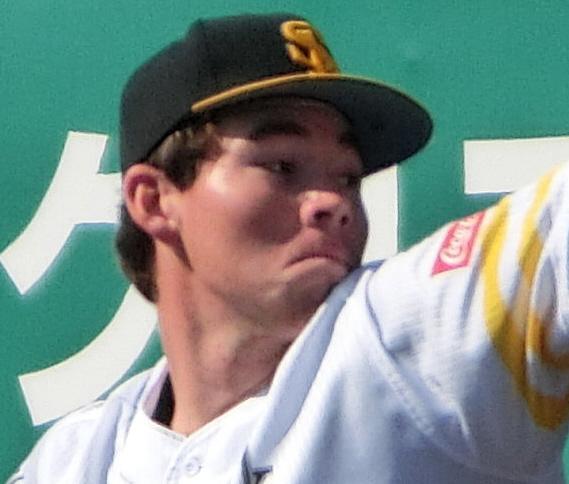 ソフトバンク　初先発スチュワートが力投　中堅手の谷川原の超美技にガッツポーズ