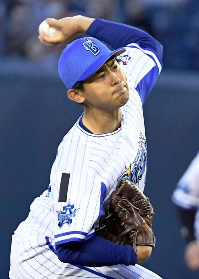 ヤクルト戦に先発したＤｅＮＡ・今永＝ハードオフ新潟