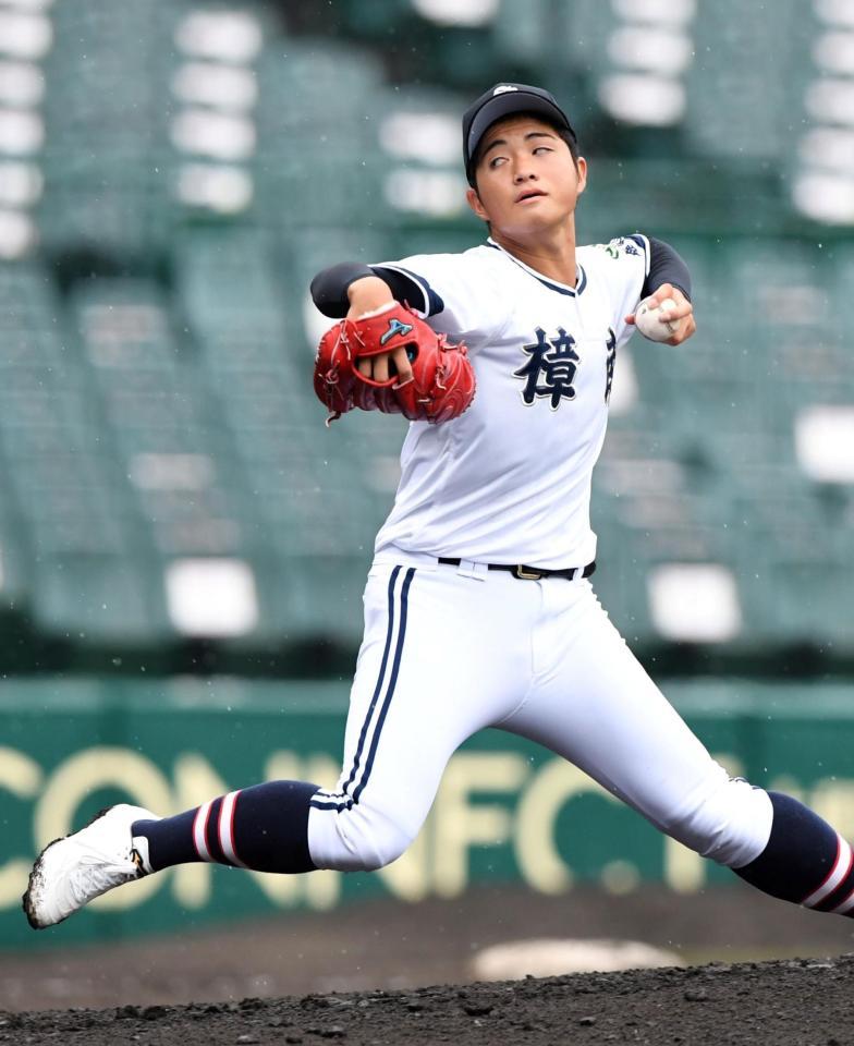 　力投する樟南・西田（撮影・北村雅宏）