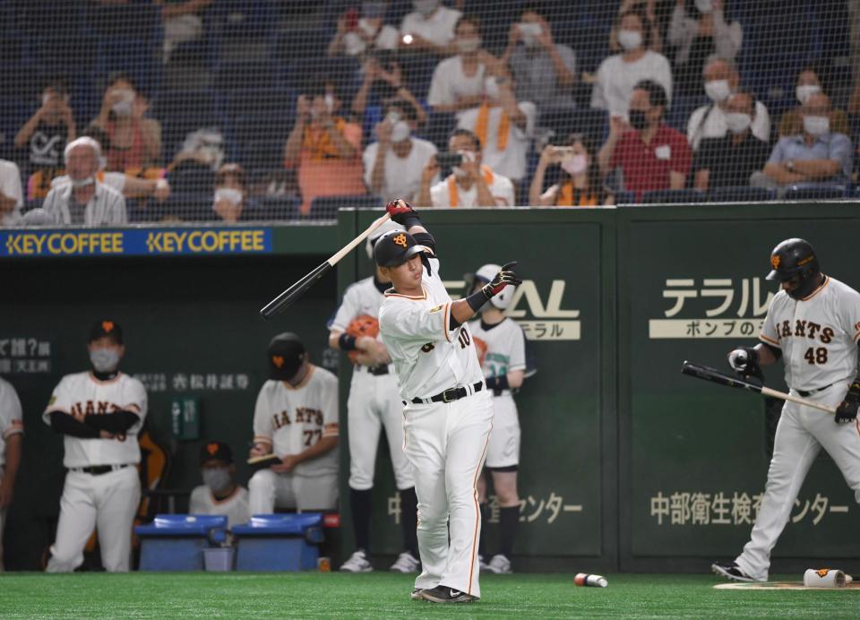 中田翔が巨人デビュー 代打出場で四球 ２打席目は中飛 一からという気持ちで 野球 デイリースポーツ Online