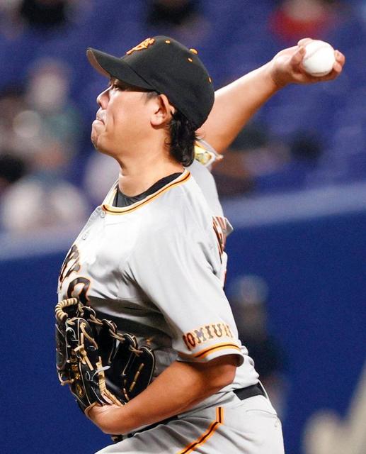 巨人　山口俊がまさかの２回４失点ＫＯ　大野雄相手に苦しい展開