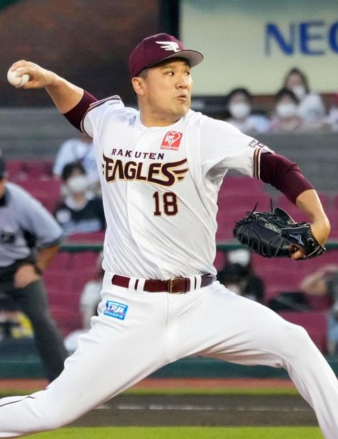 楽天・田中将大が7回1失点の好投 5勝目はお預け