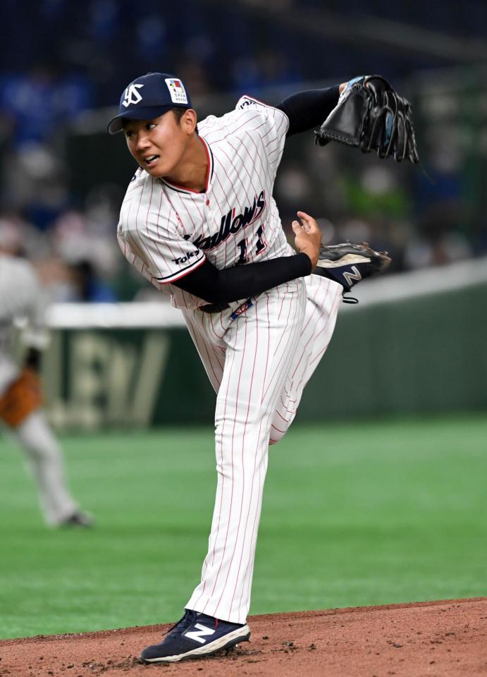 ヤクルト 奥川が自己最速１５５キロ計測 ｄｅｎａ オースティンへの一球 野球 デイリースポーツ Online