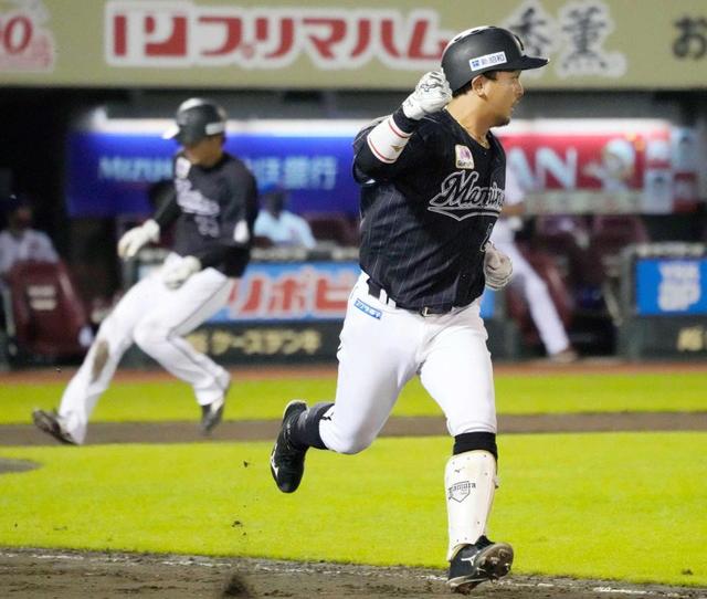 ロッテ・田村　土壇場で決めた！九回２死からＶ打　楽天３連倒で首位オリ２・５差