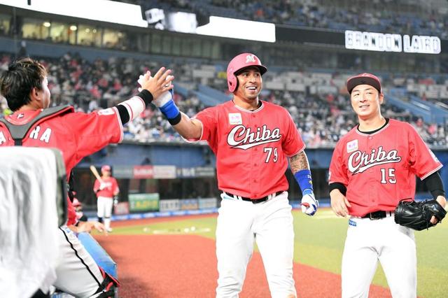ロッテがＺＯＺＯマリン通算１０００勝　美馬７回１失点で５勝目　マーティン２３号など３打点