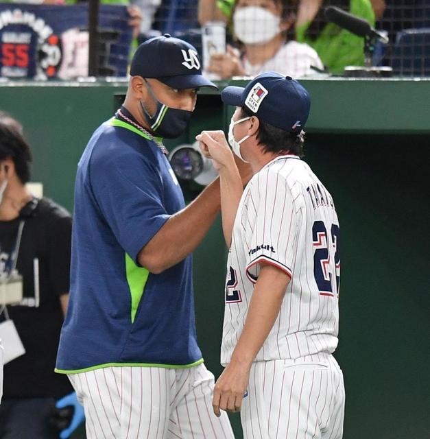 ヤクルト・高津監督「最初の塩見でしょうね」先頭打者初球本塁打を絶賛「勢い付けた」