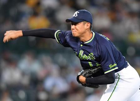 先発し、投げ込む奥川（撮影・田中太一）