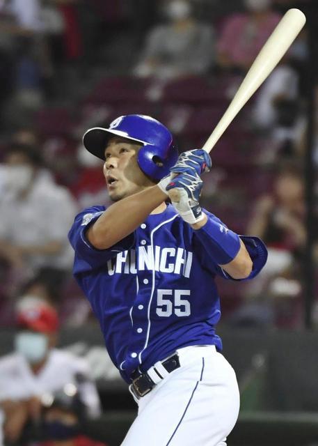 中日 福田が代打勝ち越し2ラン チーム8月28日以来の一発 野球 デイリースポーツ Online 中日 福田が代打勝ち越し2ラン チーム8月28日以来の一発 野球 デイリースポーツ Online