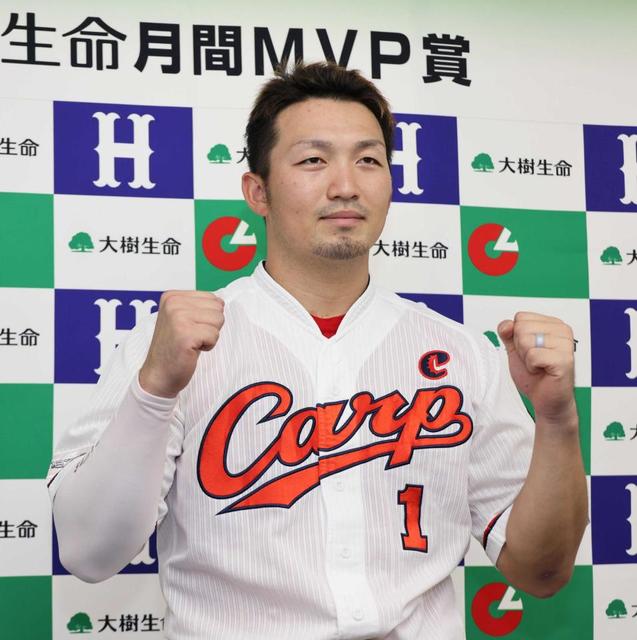 ７、８月度の月間ＭＶＰを発表　広島・鈴木誠、オリックス・山本らが受賞