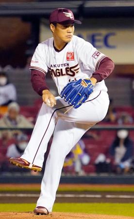 　オリックス戦に先発した則本昂