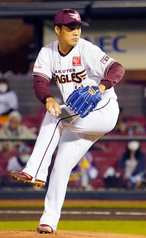 　オリックス戦に先発した則本昂