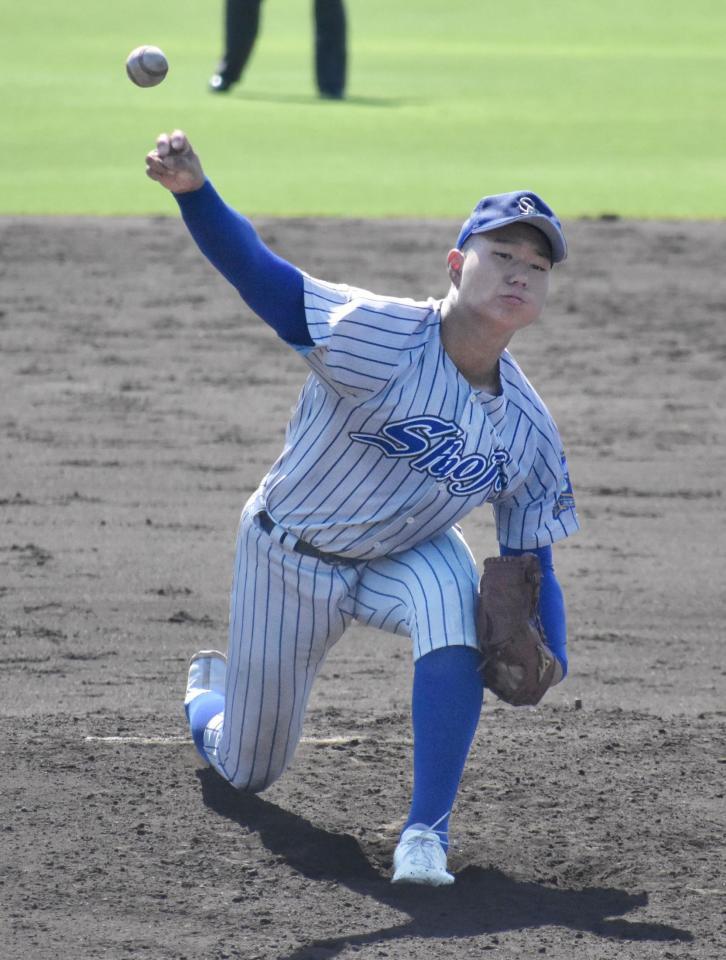 力投を見せるもわずかに及ばなかった須磨翔風・槙野