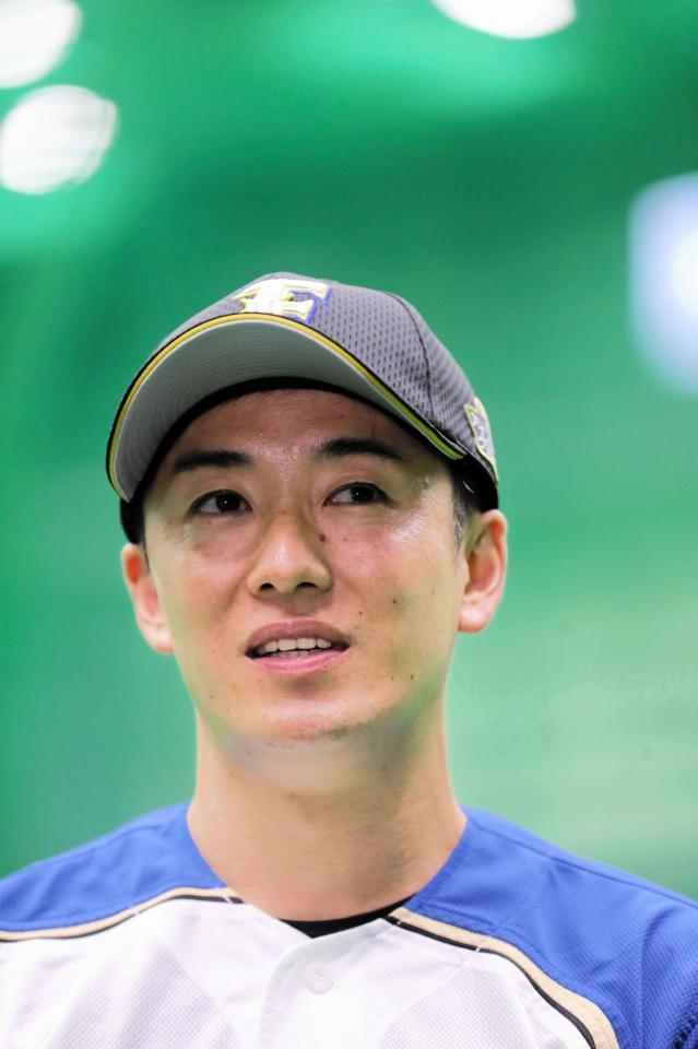 　現役引退を決意した斎藤佑（代表撮影）