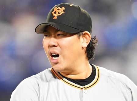 　右肘の違和感で登板を急きょ回避した山口俊