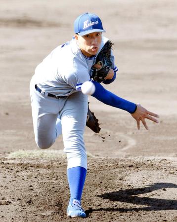 　好投する関西国際大・翁田（撮影・北村雅宏）